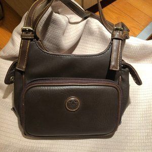 Woodbury vintage vegan leather small shoulder bag